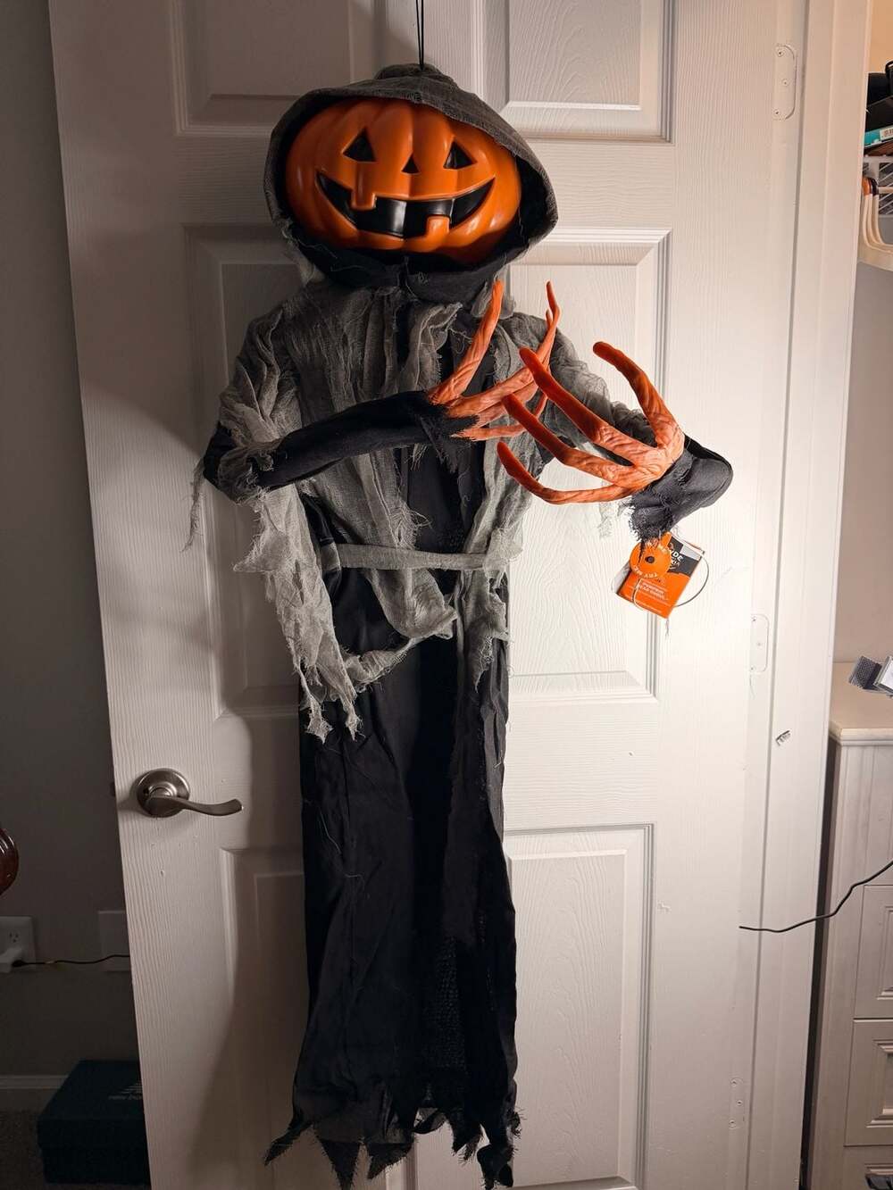 Hyde and EEK! Boutique Halloween Pumpkin Ghoul Hanging Prop